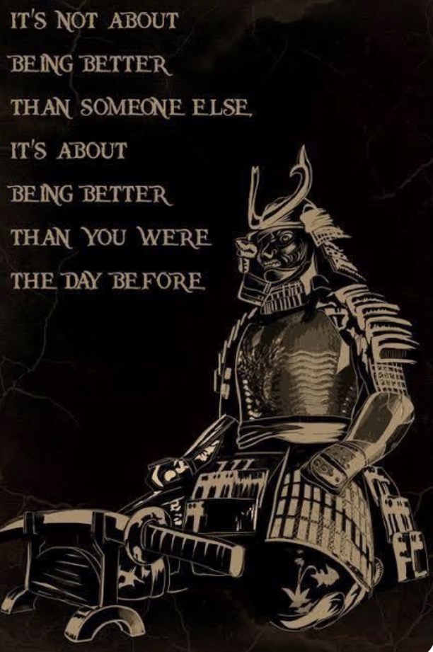 Better than you were the day before