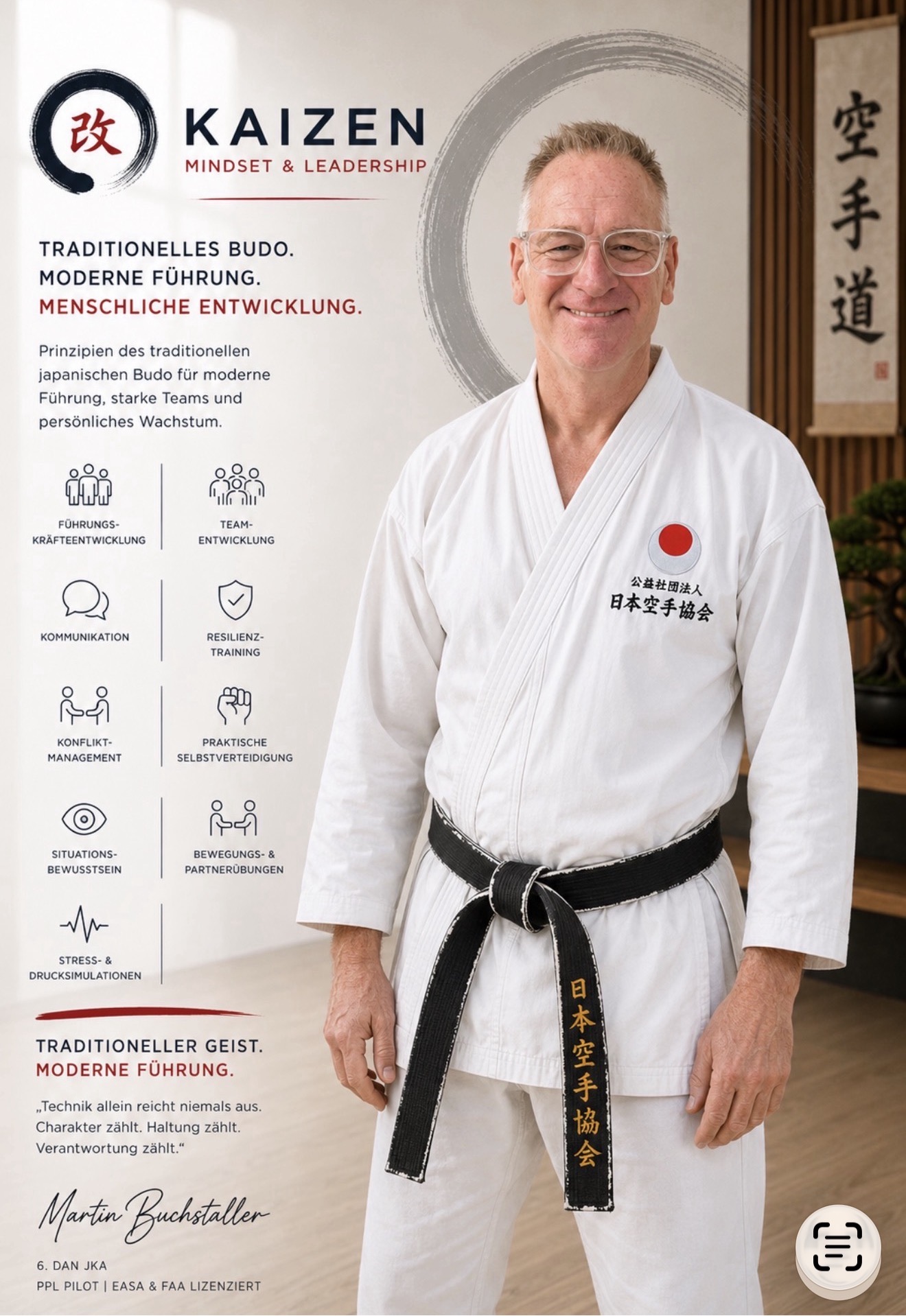 Kaizen Mindset & Leadership — Traditionelles Budo, moderne Führung