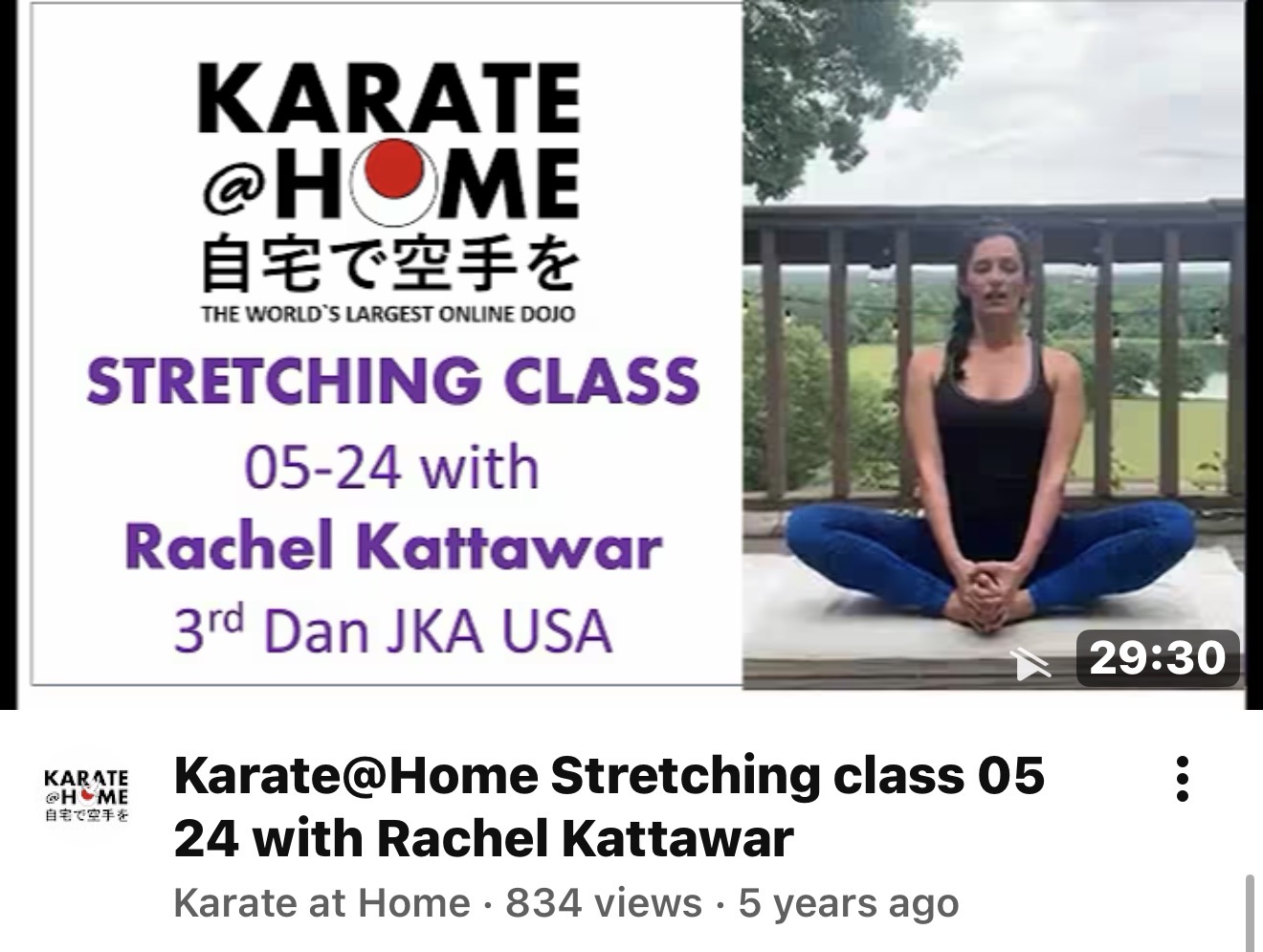 KARATE@HOME Class 05-24 mit Rachel Kattawar